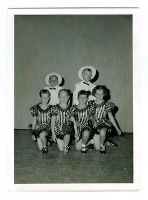 Primary image for 1950's Dance Recital Photo 2 Boys & 4 Girls Tap Dancers
