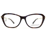 Longchamp Eyeglasses Frames LO2617 252 Tortoise Blue Gold Cat Eye 53-15-135 - $69.29