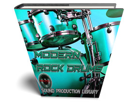 MODERN ROCK Drums - Large Real Drums Samples/Loops &amp; Grooves Library - $14.99