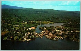 Aerial View MV Washington Wofsboro New Hampshire NH UNP Chrome Postcard I6 - $3.91