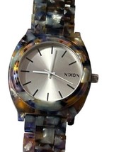 NIXON MORE IS MORE TIME TELLER WATCH 100M ACETATE WATER COLOR A327-1116 - $286.13 CAD