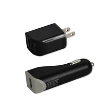 [Pack Of 2] Reiko Iphone 4G 1 Amp 3-IN-1 Car Charger Wall Adapter With Cable ... - £21.28 GBP