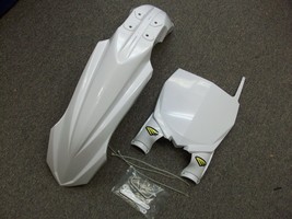 New Cycra White Front Fender + Stadium Number Plate For The Yamaha YZ250F YZ426F - $61.90