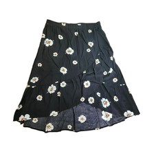 a.n.a. Skirt Petite Black White Glorak High Low Lightweight Layers Women... - $17.60