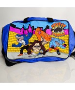 Street Sharks Duffel Bag 1995 by Street Wise Blue w/ Strap &amp; Handle Vintage - €187,64 EUR