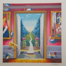 Ferjo The Jardin Litho Hand Signed Limited Lithograph On Paper Surrealims Art... - £247.91 GBP