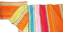 Pottery Barn Teen Pura Vida Full Bedskirt Multi-Color Stripe 15 Inch Drop - $14.97