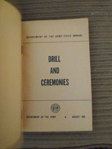 Vintage 1956 US Army  FM 22-5, Drill and Ceremonies Booklet - £7.39 GBP