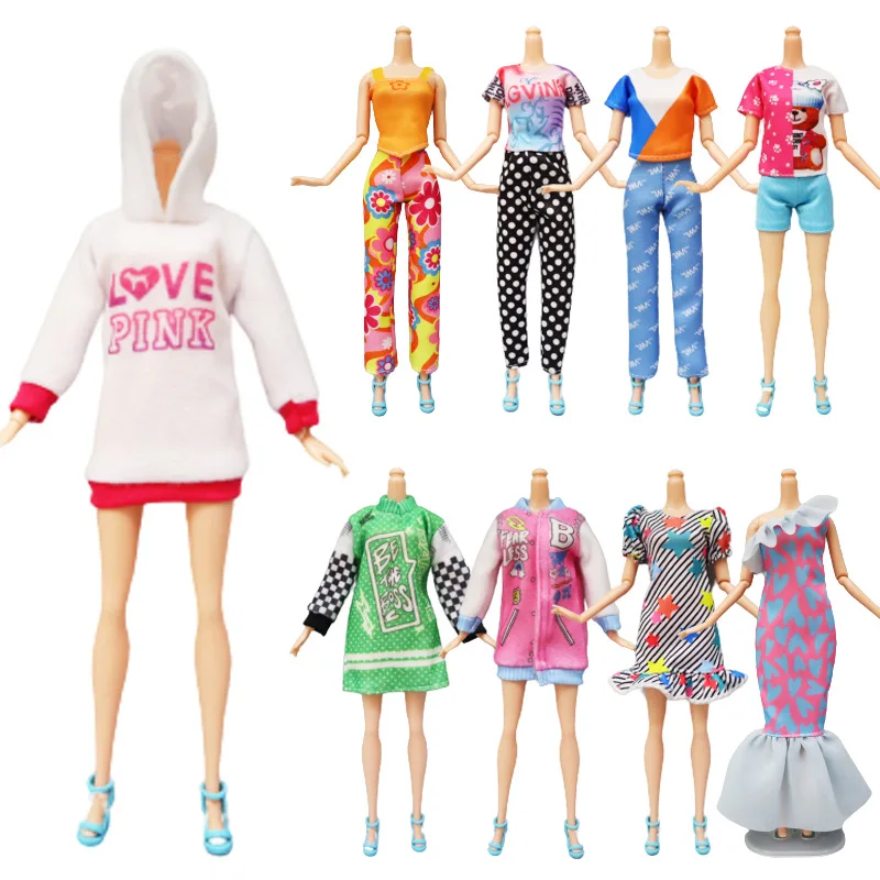 30cm Doll&#39;s Clothes Suit 11.5 Inch Doll Dress Up Accessories Casual Clothes - £7.02 GBP+