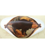 Ceramic Cabinet Drawer Pull Buffalo Silhouette @Pretty@ wildlife - $8.41