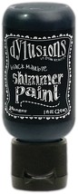 Dylusions Shimmer Paint 1oz-Black Marble - $12.23