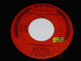 Russ Vestee People Been Sayin Shy Guy 45 Rpm Record Vintage Nero 17000 VG/VG+ - £157.37 GBP