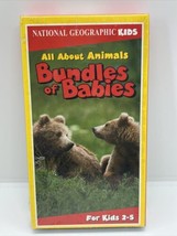National Geographic Kids ALL ABOUT ANIMALS: Bundles of Babies (VHS, 1994) Sealed - £6.85 GBP