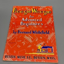 Vintage Sheet Music, Boogie Woogie for Advanced Beginners by Whitefield, Boston - £14.54 GBP