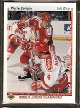 Team Canada Montreal Canadiens Pierre Sevigny RC Rookie Card 1990 Upper Deck 456 - £0.39 GBP