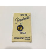 Vintage advertising NBC bread Kleenex tissue for your handbag movie phot... - €17,15 EUR