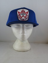 Vintage Patched Farmer Hat - Micron Machine Works - Adult Snapback - £30.57 GBP
