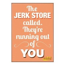 Seinfeld Jerk Store Magnet Orange - £8.00 GBP