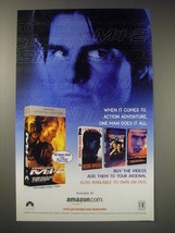 2001 Tom Cruise Videos Advertisement - M:I-2, Mission Impossible, Top Gun - £14.65 GBP