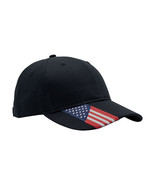 FLAG USA Hat Cap BLACK Patriotic Adjustable One Size Baseball Trucker 6 ... - $16.23 CAD