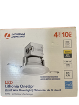 Lithonia Lighting Lithonia OneUp 4 in. White Integrated LED Recessed Kit - $23.00