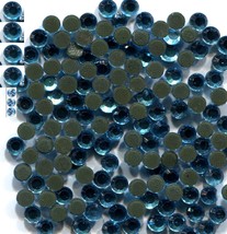 RHINESTONES  AQUA MARINE  2mm ss6 Hot Fix     2 Gross  288 Pieces - $110.04 MXN