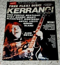 Aldo Nova Kerrang Magazine Vintage 1982 With Flexi Disc - $34.99