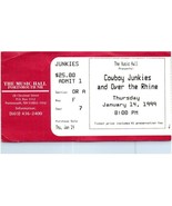 Cowboy Junkies Ticket Stub Janvier 14 1999 Portsmouth Neuf Hampshire - £27.06 GBP