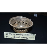Antique Silver Ornate Basket 88.7g Marked Gorham Sterling A6844 vintage ... - $3,696.56 MXN