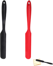 Jar Spatula, Silicone Jar Scraper with Long Handle, Jam Spreader for Pea... - £9.36 GBP