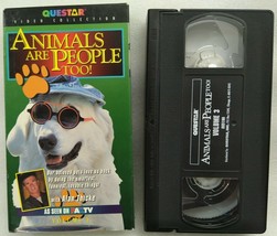 VHS Animals Are People Too - Alan Thicke - Vol 3 (VHS, PAXTV, Questar 1999) - £12.78 GBP