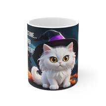 Cat Breeds Cartoon Characters in Halloween - Persian Breed - Ceramic Mug... - £14.10 GBP