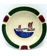 Viking Ship Arnold Wiigs Fabrikker Halden Norway MCM Cigar Ashtray Vikin... - $24.70