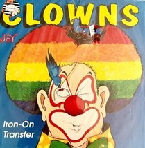 Clowns Instant Iron On Transfer NEW OS Vintage 1993 XP89029 Joy Insignia DWS8 - $29.99