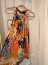 Cable &amp; Gauge Womens Blouse Size Medium Colorful Halter Neck Boho - $15.83