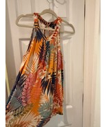 Cable &amp; Gauge Womens Blouse Size Medium Colorful Halter Neck Boho - $15.83