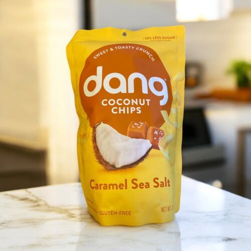 Caramel Sea Salt DANG Coconut Chips -Sweet and Toasty Crunch Snack Food - $5.84
