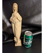 Dimosa Blessed Madre Vergine Maria Statua 30.5cm Resina Spagna Dipinta R... - $124.69