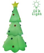 10 Ft Christmas Inflatables Tree, Light Up Xmas Inflatable Tree, Airblow... - £54.94 GBP