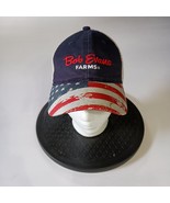Bob Evans Farms Baseball Hat Red White And Blue Stars And Stripes Mesh S... - €8,55 EUR