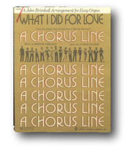 Rare  What I Did For Love A Chorus Line Music Michael Bennett - £79.13 GBP