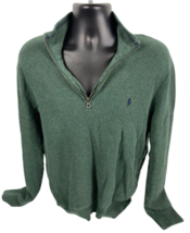 Polo Ralph Lauren Sweater 1/4 Zip Size L Pima Cotton Mens Quiet Luxury P... - $736.52 MXN