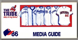 VINTAGE 1986 Cleveland Indians Media Guide  - $14.84