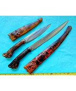 Espada y daga  13&quot; bolo and mini simi Barong bolo tribal knife  hand for... - €195,11 EUR