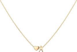 Glimmerst Initial (A) Heart Necklace - £20.06 GBP