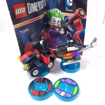 LEGO Dimensions 71229 Harley Quinn tag Quinn-Mobile Joker base Joker&#39;s C... - £12.58 GBP