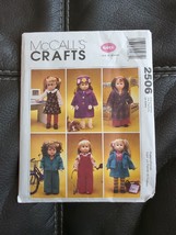 Vintage McCall&#39;s Crafts Sewing Pattern 18&quot; Doll Clothes 12 Pieces 1999 - £7.46 GBP