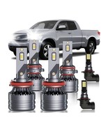 For Toyota Tundra 2007-2013 Combo LED Headlight Lights Bulbs Kit 6000K W... - $67.90 CAD