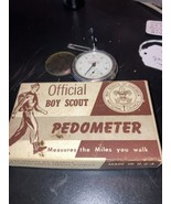 Vintage 1192 Boy Scout Official New Haven Pedometer in Box - $19.49