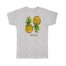 Pineapple Lifestyle : Gift T-Shirt Tropical Pattern Trend Décor - £19.65 GBP